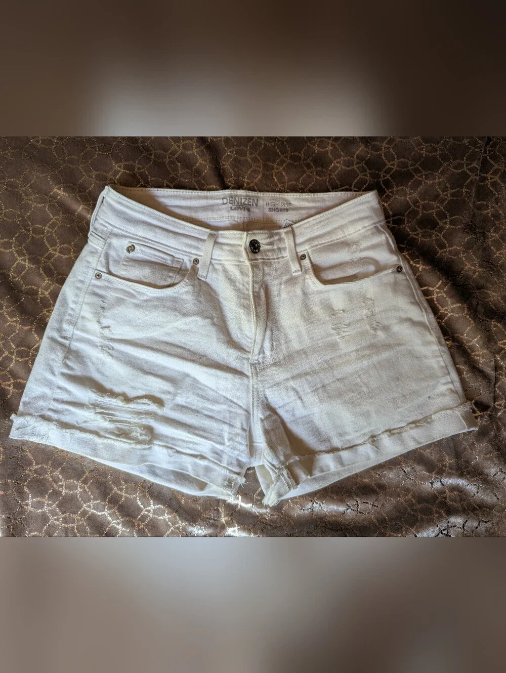 DENIZEN High-Rise Denim Shorts